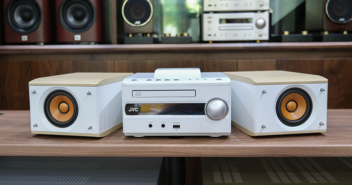 JVC コンポ ウッドコーンスピーカー CA-EXS1-M JVC ビクターコンポ EX